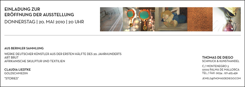 Grafikdesign - Einladung Thomas De DIego